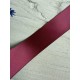 Атлас двохсторонній  2,5 см, рожеве вино  22.5 метри