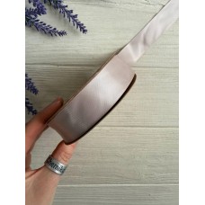 Атлас двохсторонній  2,5 см, какао  22.5 метри