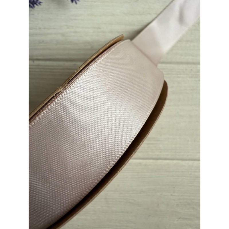 Атлас двохсторонній  2,5 см, какао  22.5 метри