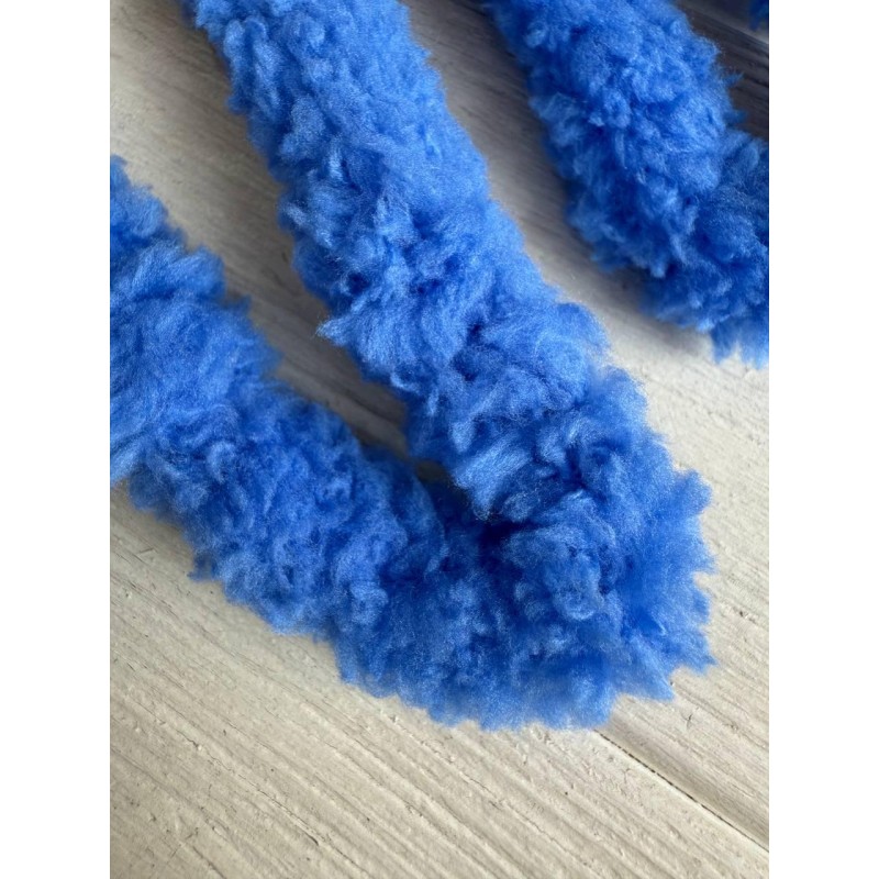 Дріт плюшевий С10001, синій 5  шт