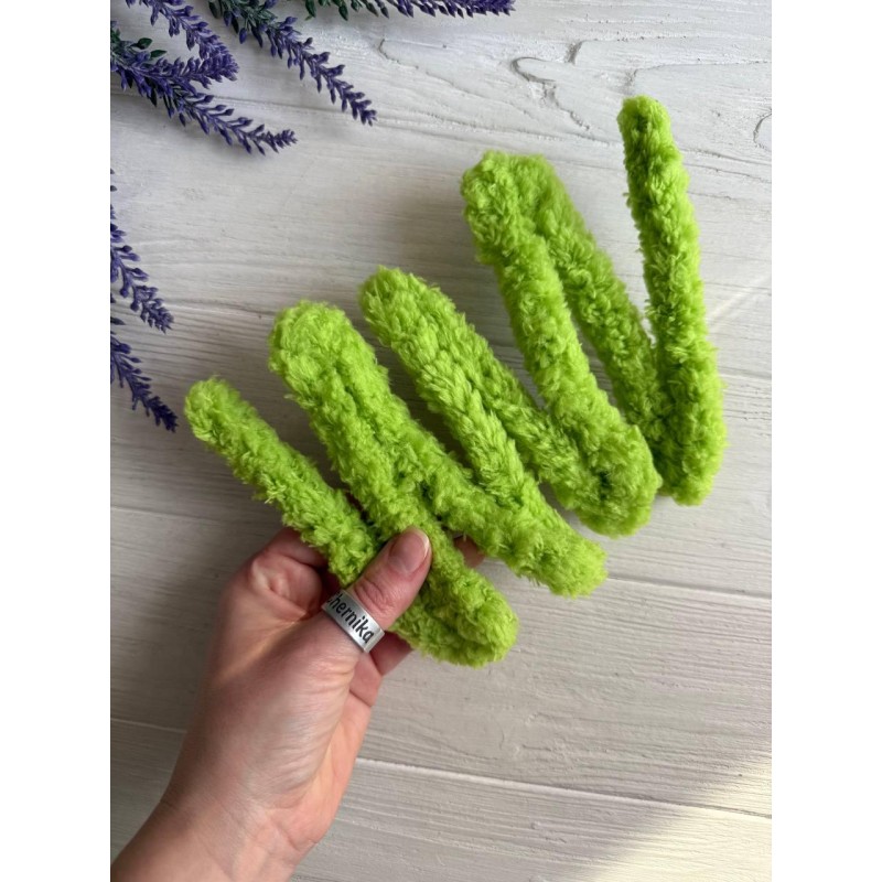 Дріт плюшевий С10001, оливковий  5  шт