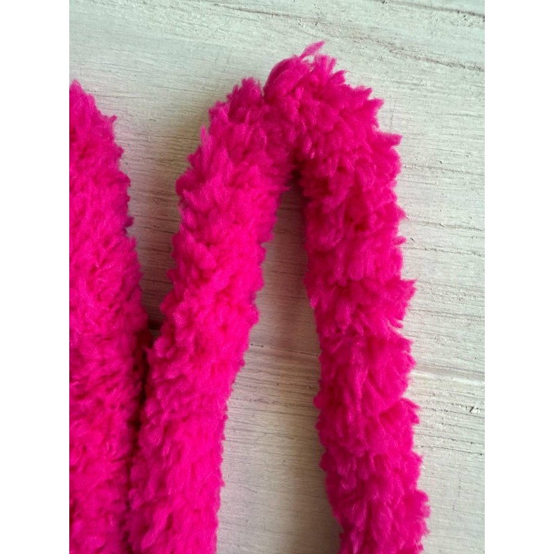 Дріт плюшевий С10001, малиновий 5  шт