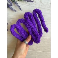 Дріт плюшевий С10001, темно фіолетовий 5  шт