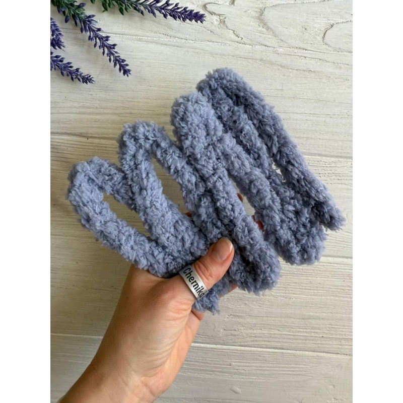 Дріт плюшевий С10001, сірий  5  шт