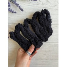 Дріт плюшевий С10001, чорний 5  шт