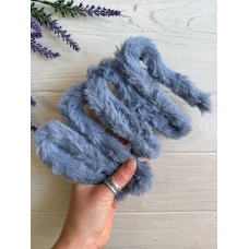 Дріт плюшевий С10003, сіро синій  5 шт