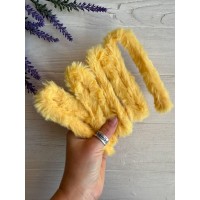Дріт плюшевий С10003, темно жовтий 5 шт