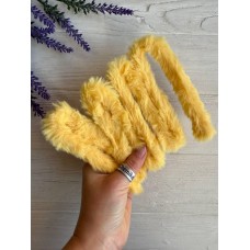 Дріт плюшевий С10003, темно жовтий 5 шт