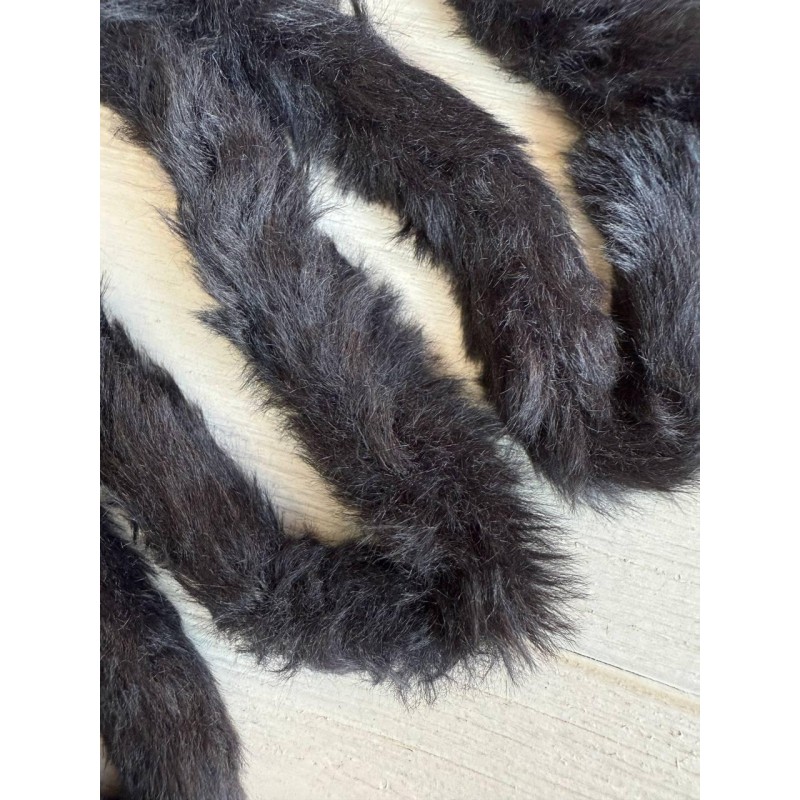 Дріт плюшевий С10003, чорний 5 шт