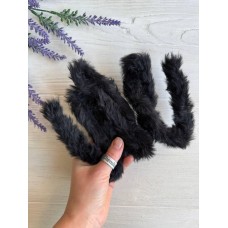 Дріт плюшевий С10003, чорний 5 шт