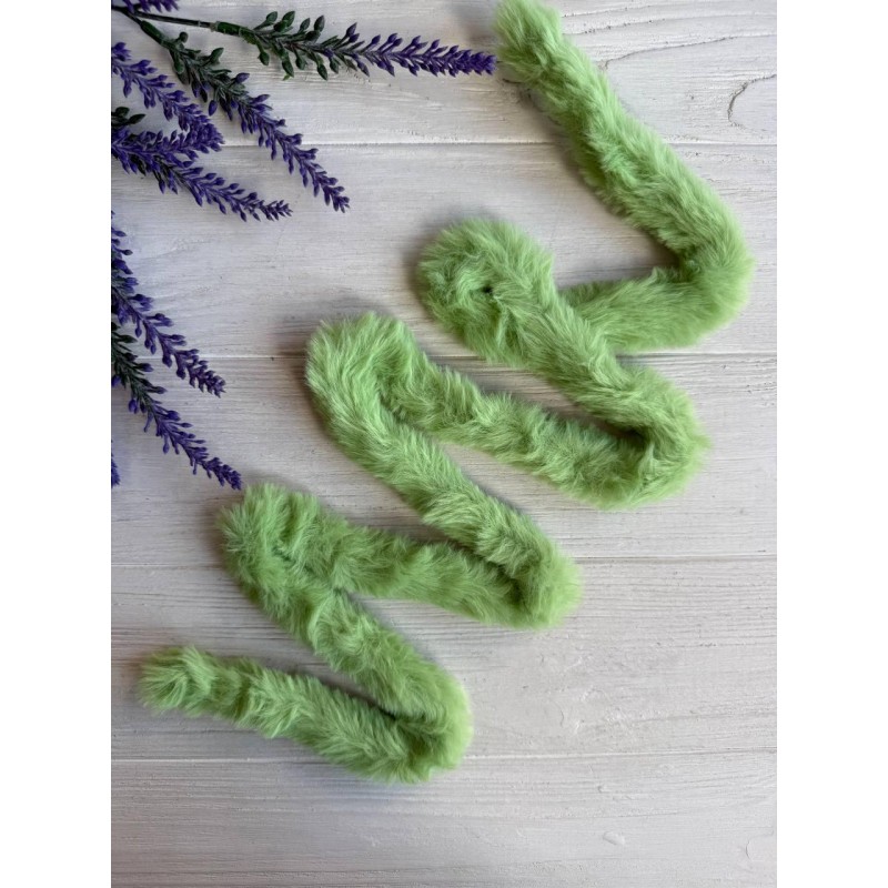 Дріт плюшевий С10003, світло зелений 5 шт