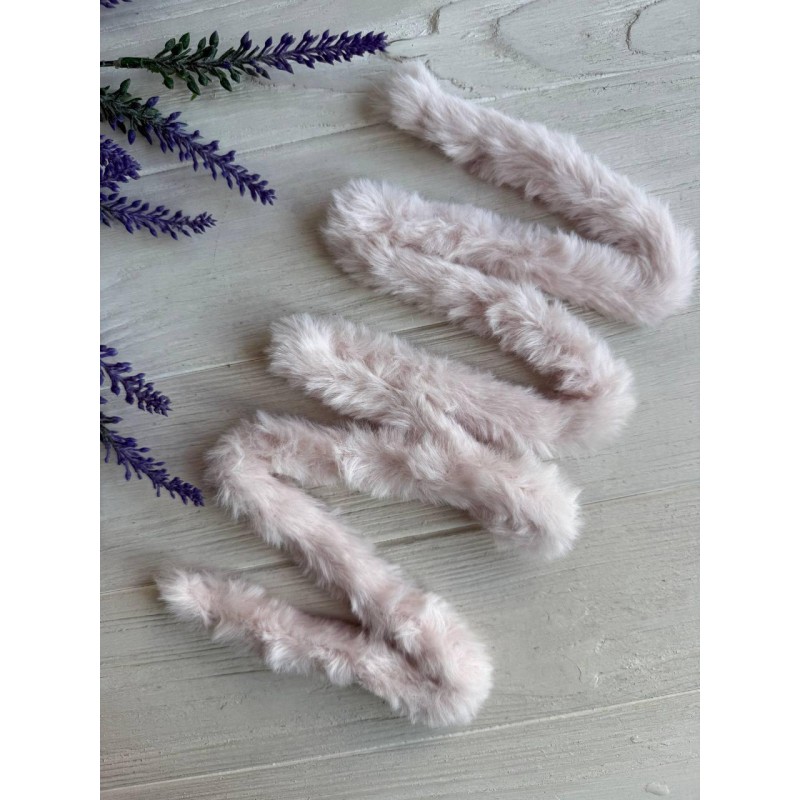 Дріт плюшевий С10003, блідо рожевий 5 шт