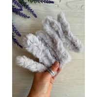 Дріт плюшевий С10003, світло сірий 5 шт