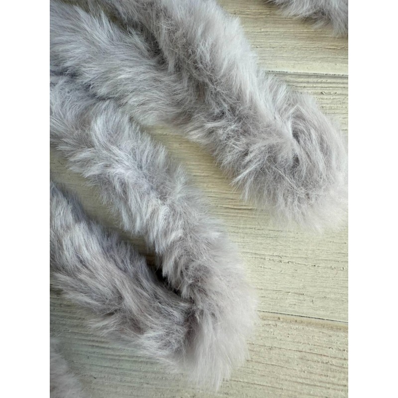 Дріт плюшевий С10003, світло сірий 5 шт