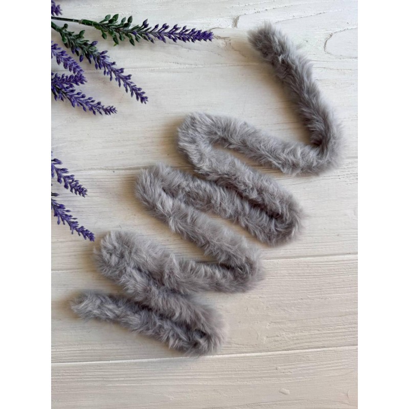 Дріт плюшевий С10003, сірий  5 шт