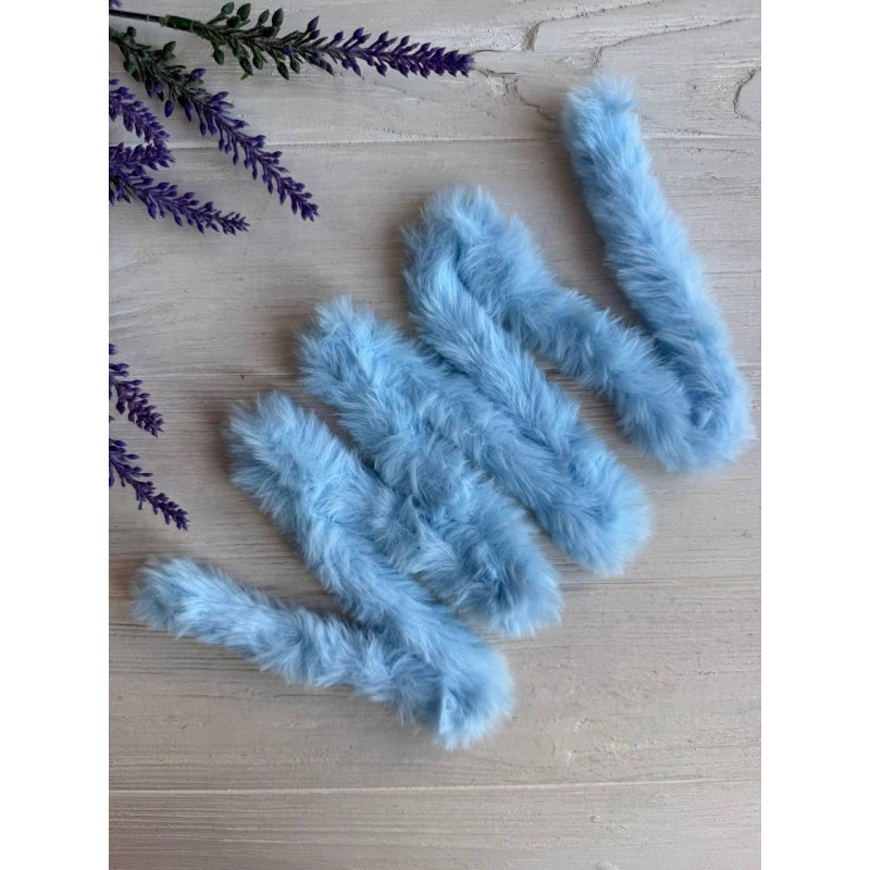 Дріт плюшевий С10003, голубий 5 шт