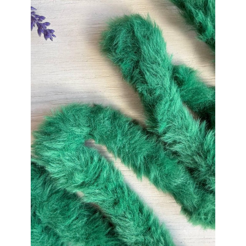 Дріт плюшевий С10003, темно зелений 5 шт