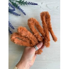 Дріт плюшевий С10003, карамельно коричевий  5 шт