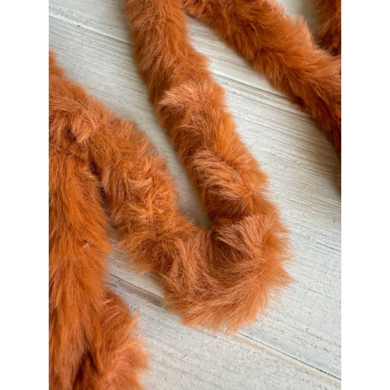 Дріт плюшевий С10003, карамельно коричевий  5 шт