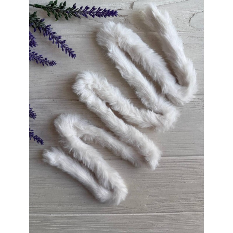 Дріт плюшевий С10003, молочний 5 шт