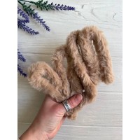 Дріт плюшевий С10003, світло коричневій  5 шт