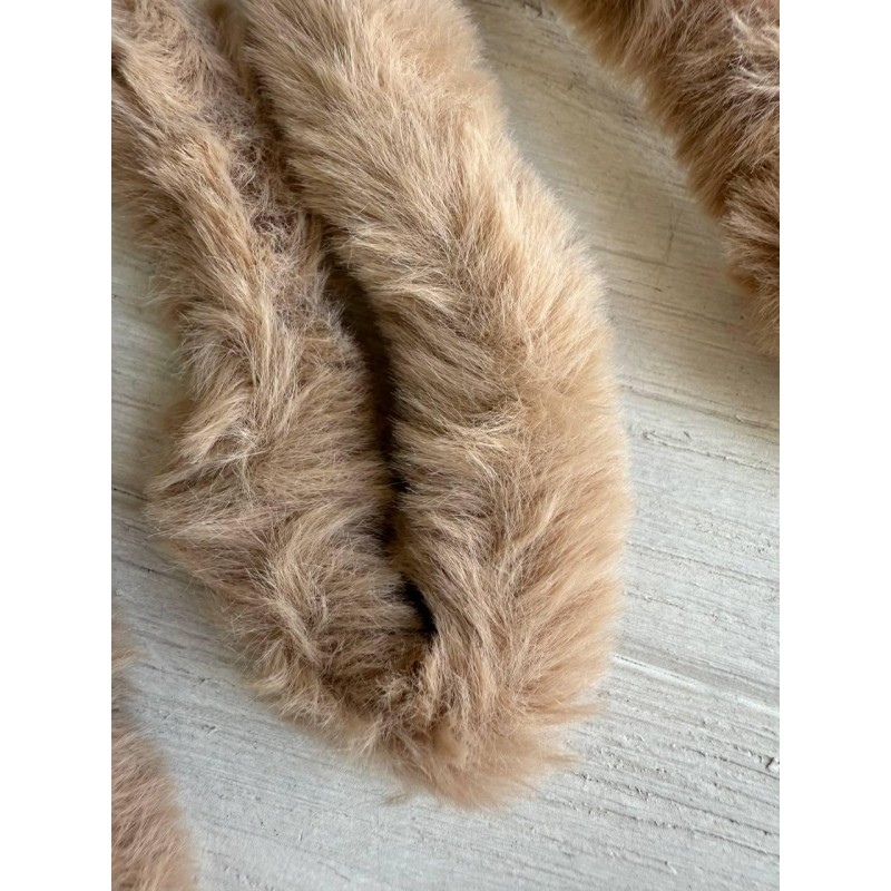 Дріт плюшевий С10003, світло коричневій  5 шт