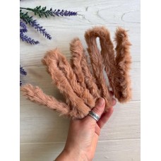 Дріт плюшевий С10003, середньо коричневий  5 шт