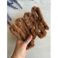 Дріт плюшевий С10003, коричневий 5 шт