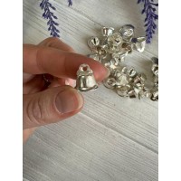 Дзвіночки 15 мм  , срібло  20 шт