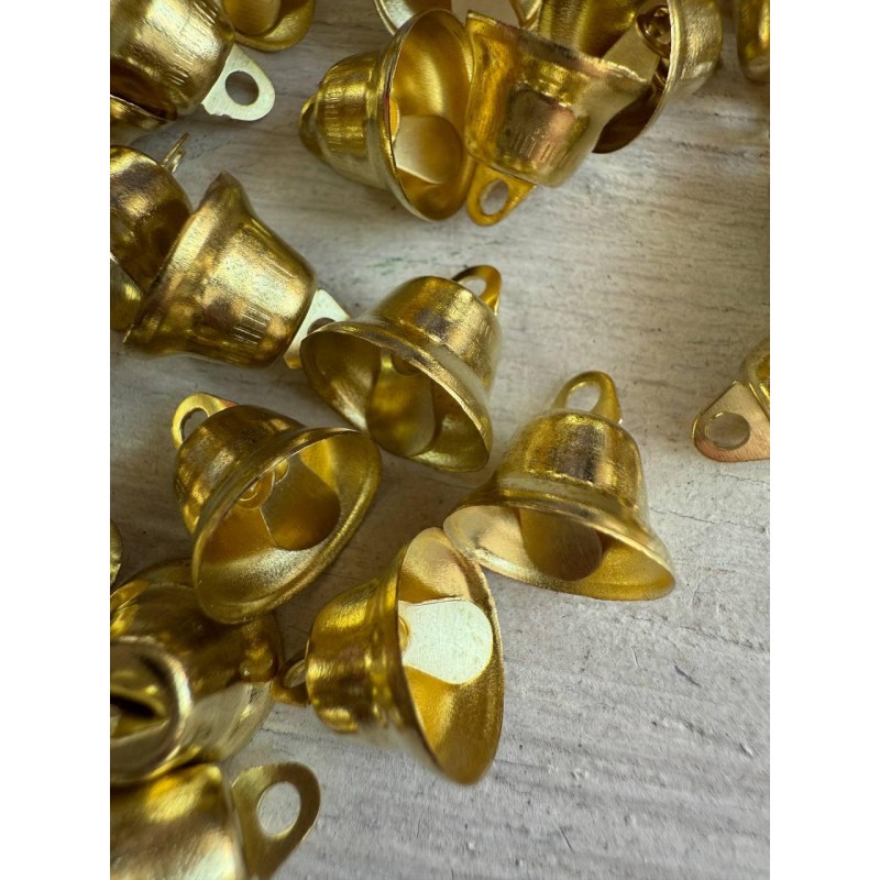 Дзвіночки 12 мм  , золото  20 шт