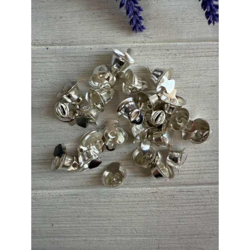 Дзвіночки 15 мм  , срібло  20 шт