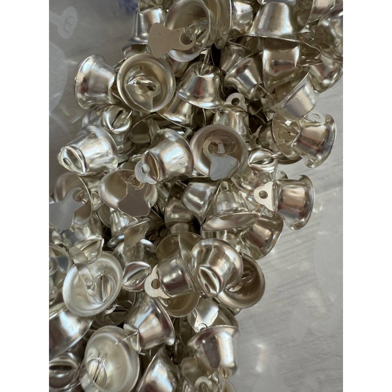 Дзвіночки 15 мм  , срібло  20 шт