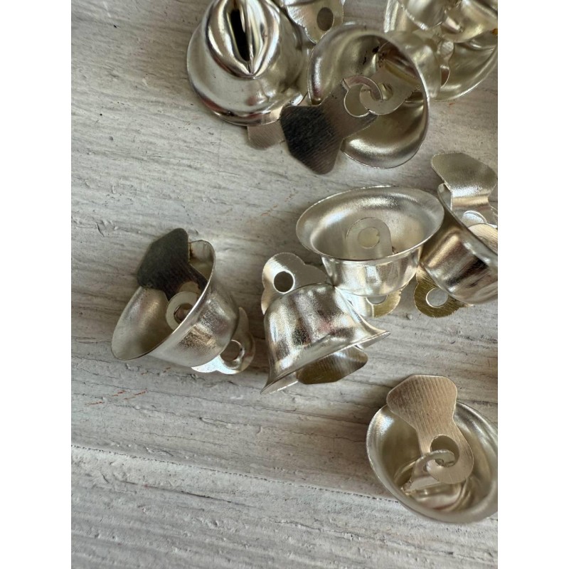 Дзвіночки 15 мм  , срібло  20 шт