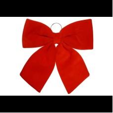 Великий оксамитовий бант 34 см  , червоний 1 шт