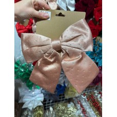 Великий бант в стразах 22 см, пудра 1 шт