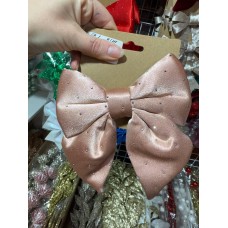 Великий бант в стразах 13 см, пудра 1 шт