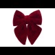 Оксамитовий бант 16 см, бордовий 1 шт