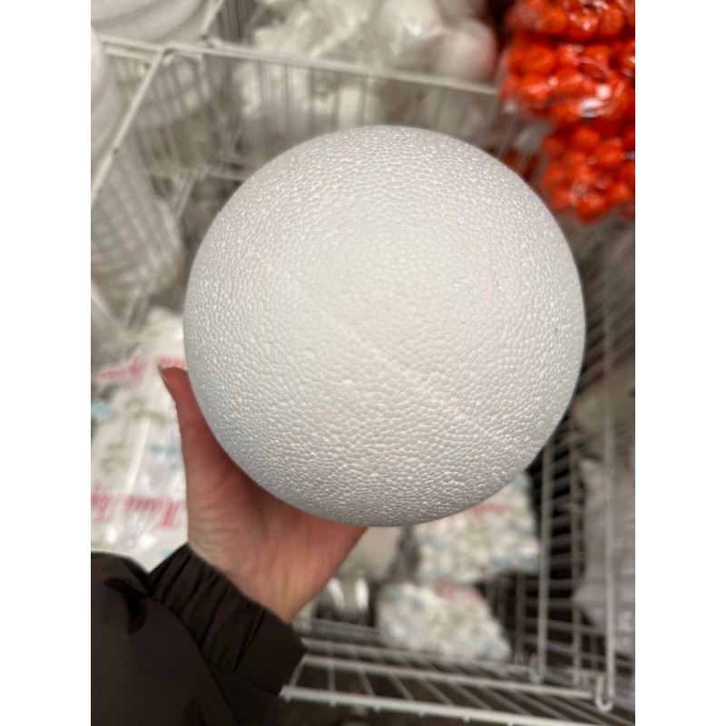 Куля пінопластова 15 см, 1 шт