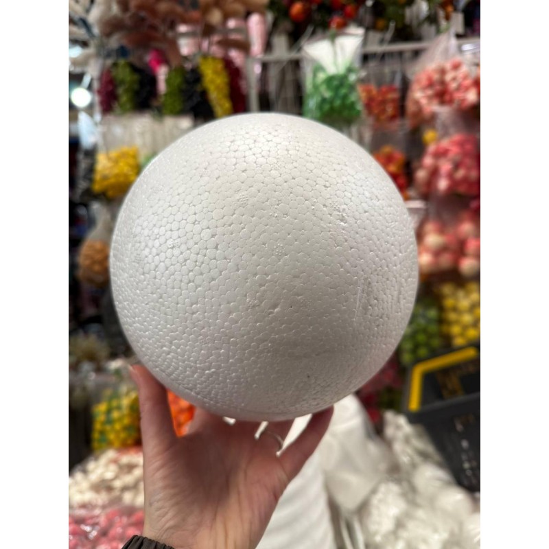 Куля пінопластова 25 см, 1 шт