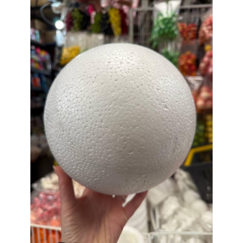 Куля пінопластова 25 см, 1 шт