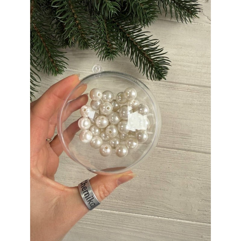 Акрилова заготовка куля прозора 8 см, 1 шт