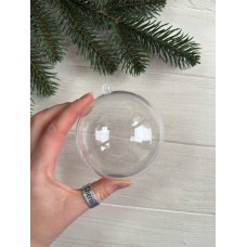 Акрилова заготовка куля прозора 8 см, 1 шт