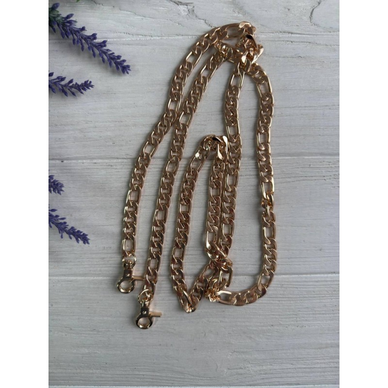 Комплект Ланцюжок з карабіном № 18, золото 120 см