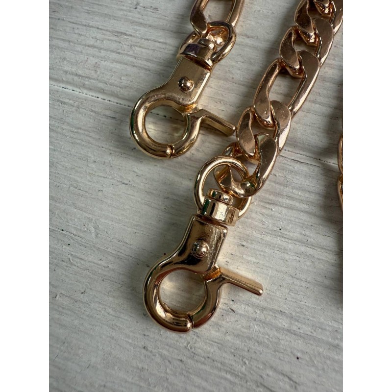 Комплект Ланцюжок з карабіном № 18, золото 120 см