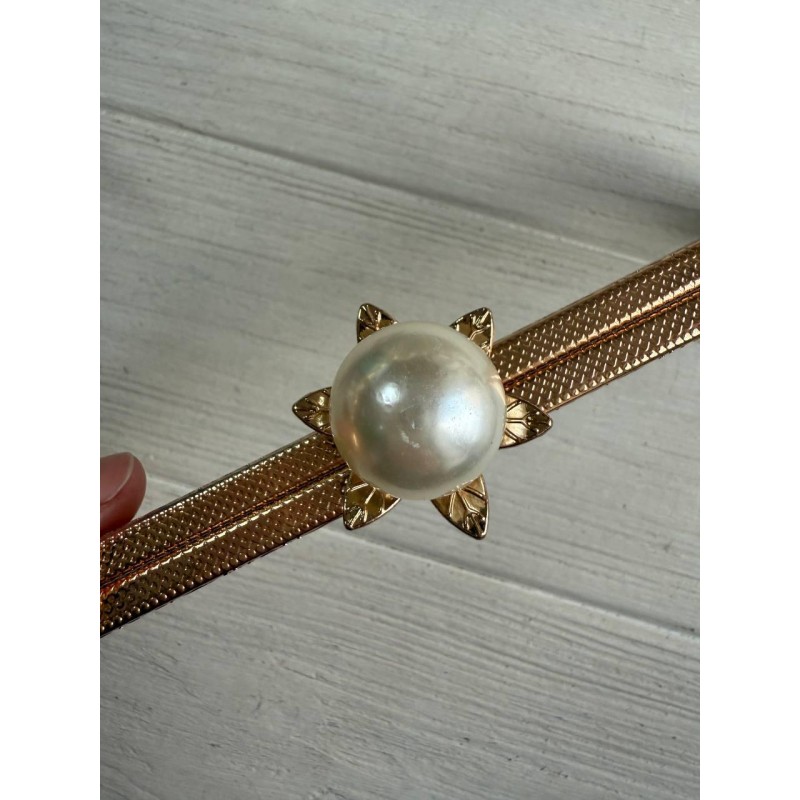 Фермуар пришивний " 18 "  20*6 см   , золото  1 шт