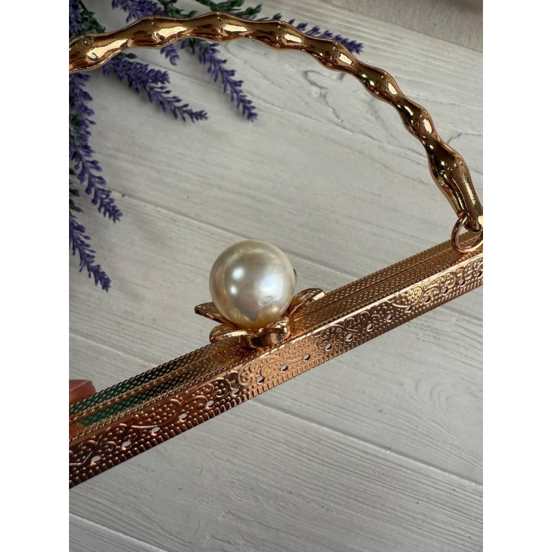 Фермуар пришивний " 18 "  20*6 см   , золото  1 шт