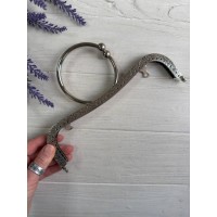 Фермуар пришивний "  "    , 22*7 см  срібло  1 шт