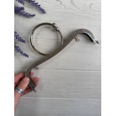 Фермуар пришивний "  "    , 22*7 см  срібло  1 шт