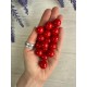 Намистини круглі "Перли" 16 мм червоні 500 грам