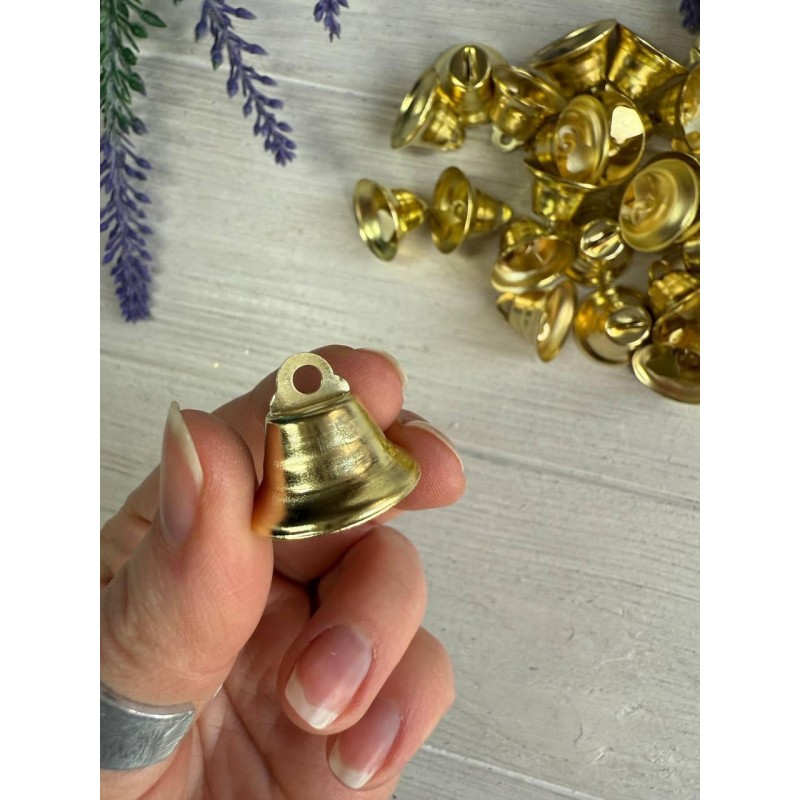 Дзвіночки 20 мм  , золото  20 шт